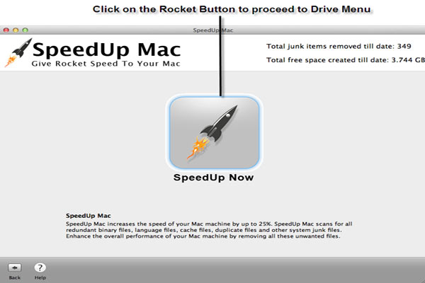 stellar speedUp Mac Platinum Screenshot 1
