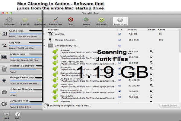 stellar speedUp Mac Platinum Screenshot 3